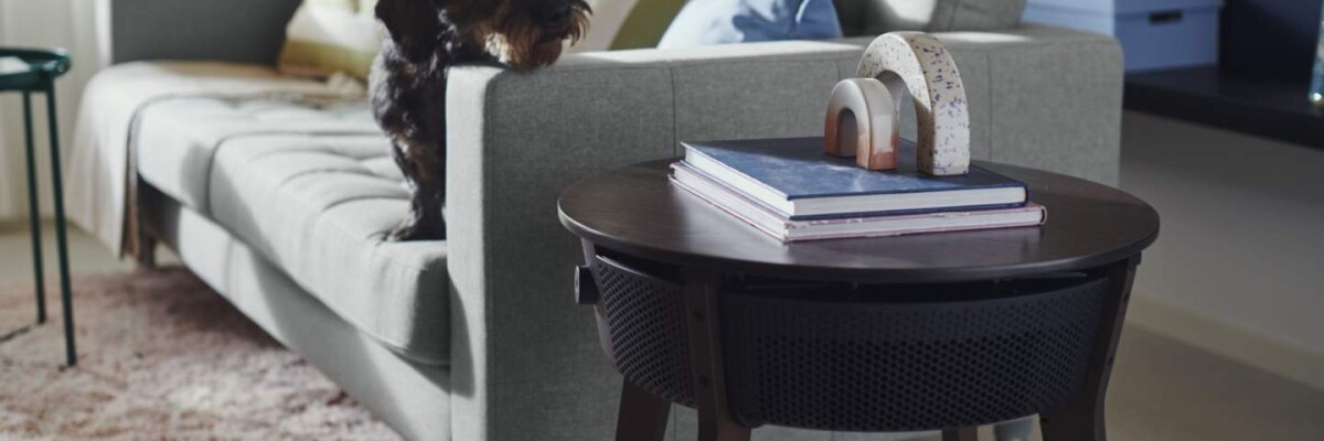 IKEA is releasing a coffee table with a built-in smart air purifier