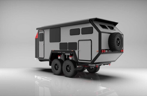 The Australian company Bruder introduces a very unusual travel trailer