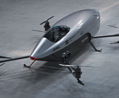 Australis holds an octocopter practice race 