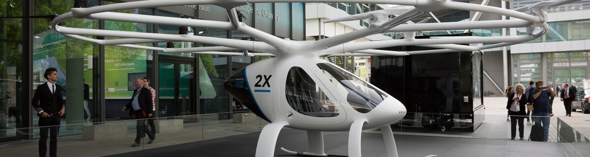 Fully electric air taxi Volocopter 2X completes its first manned flight