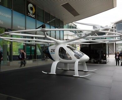 Состоялся первый пилотируемый полет воздушного такси Volocopter 2X