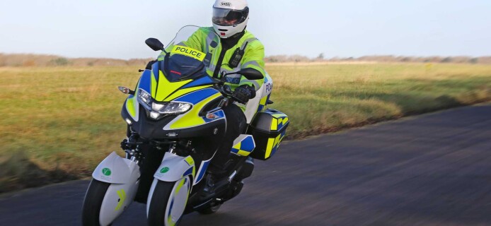 British police officers are soon to ride three-wheeled scooters