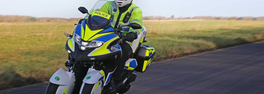 British police officers are soon to ride three-wheeled scooters