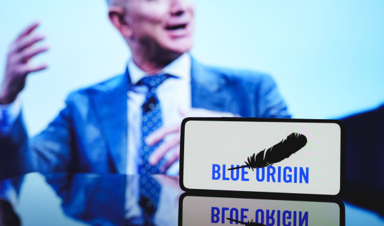The space company Blue Origin launched an all-female crew on a suborbital flight